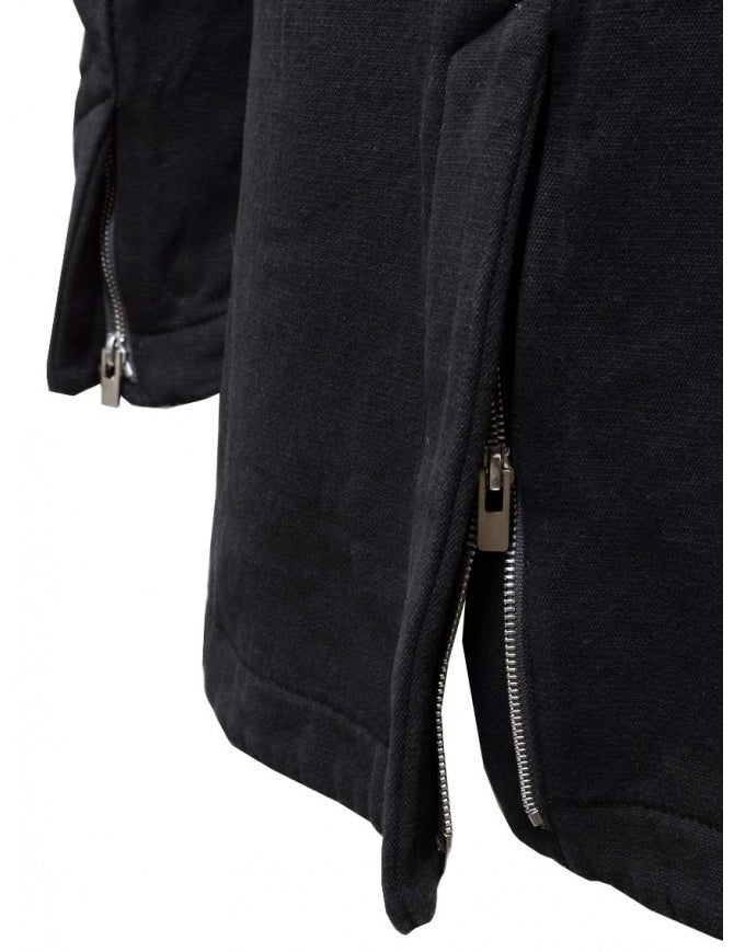 Black Button Down Collar Parka OM/2655-IN KOAT-BW/101 by Carol Christian Poell