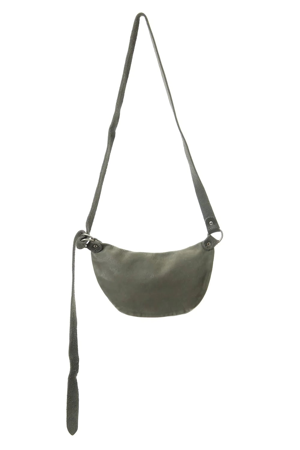 Military Green Soft Horse Leather Small Belt Bag Q100