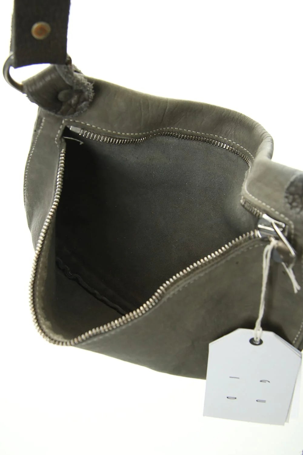 Military Green Soft Horse Leather Small Belt Bag Q100