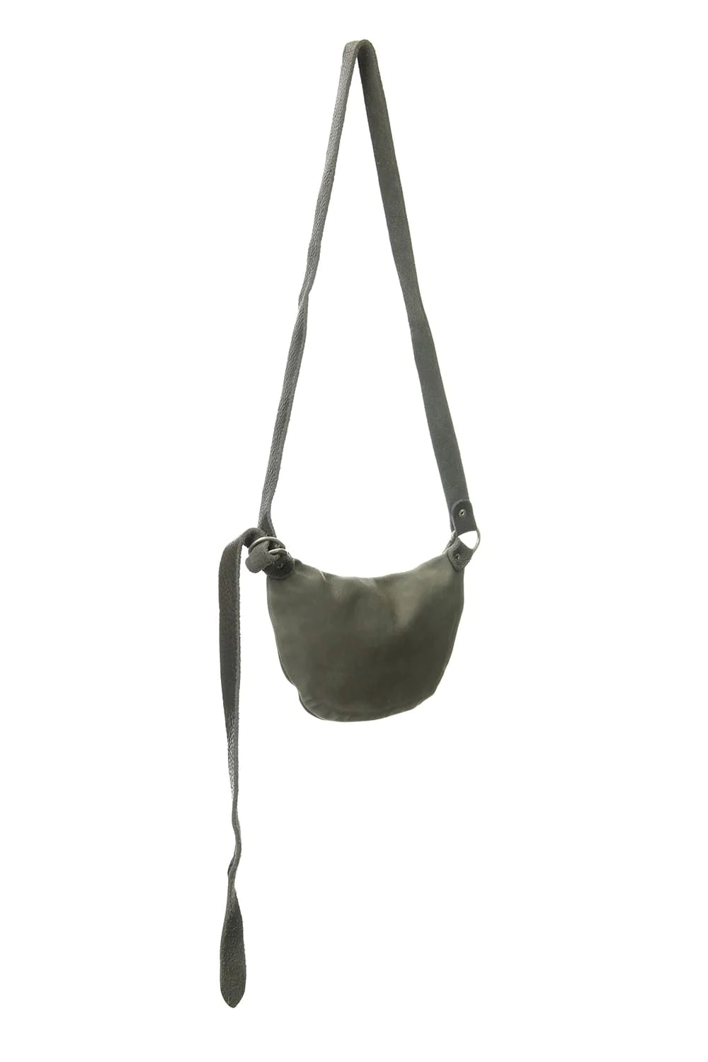 Military Green Soft Horse Leather Small Belt Bag Q100