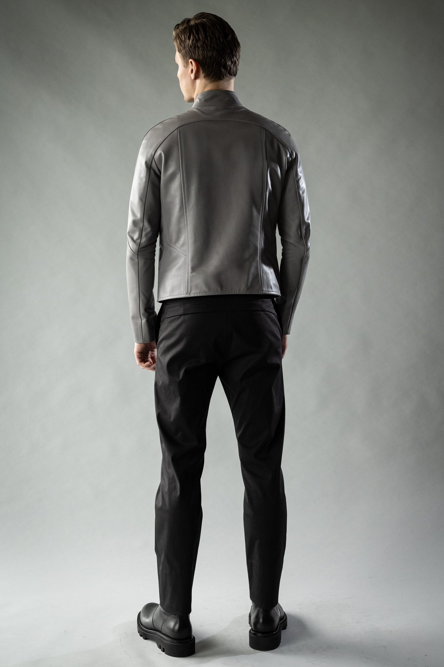 Quantum Grey Roma Cow Leather DISTRICT Jacket