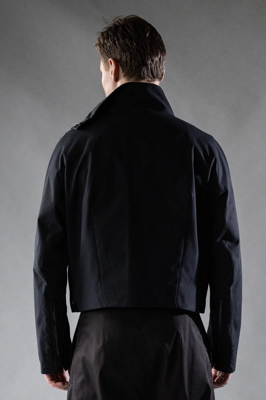 Black Ventile Cotton Amplitude Popover