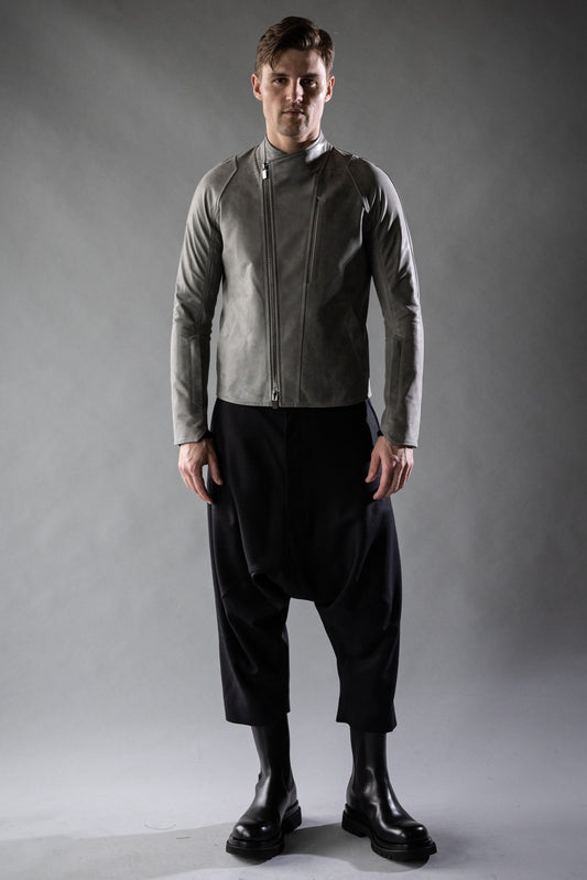 Beton Brut Light Grey Pandora Cow Leather INTEGRAL JACKET