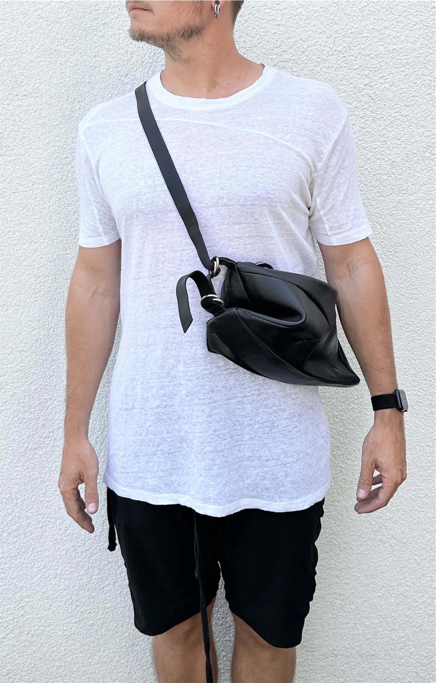 Werk 41P Leather Messenger Bag