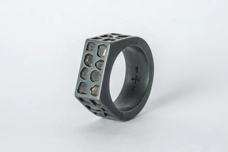 Sistema Ring Facet Mega Pavé 9mm 1701-16-KA+DIA