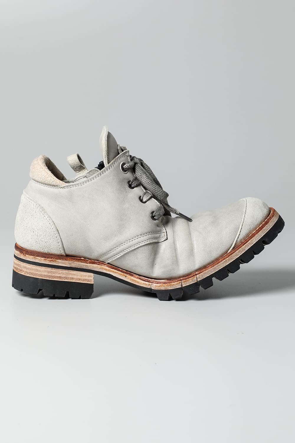 Dirty White Horse Leather Derby Shoes