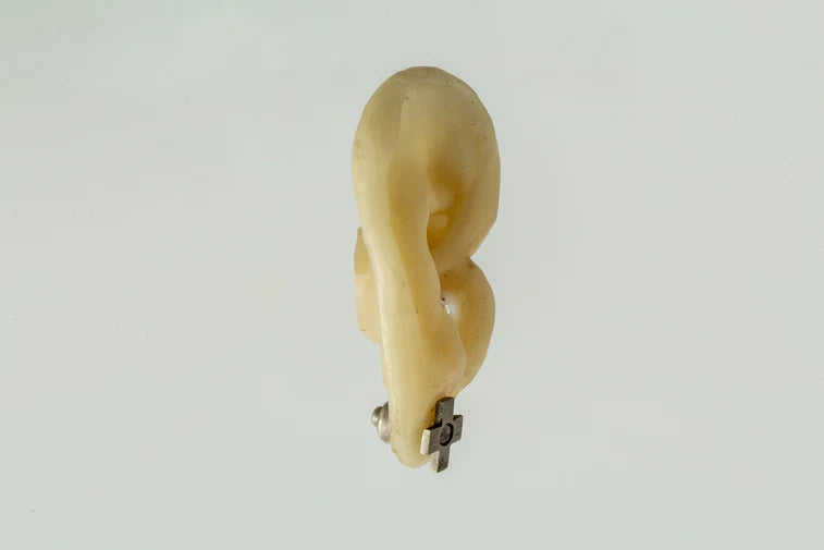 Plus Earring 0.2 CT Diamond Slab 12mm 1035-2-DA+DIA