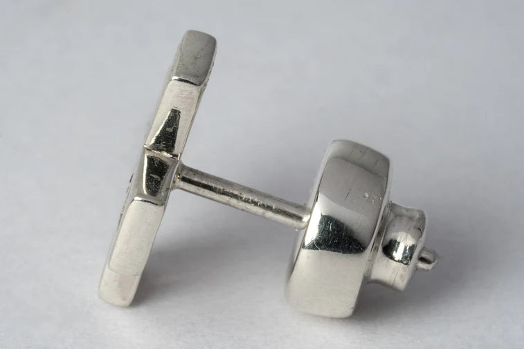 Plus Earring Mega Pavé 12mm 1135-11-PA+DIA