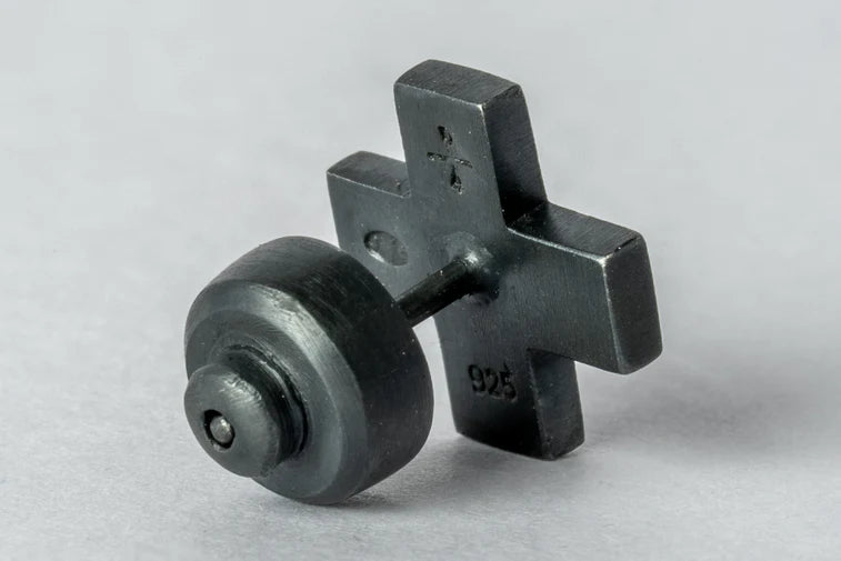 Plus Earring Mega Pavé, 12mm 1135-11-KA+DIA