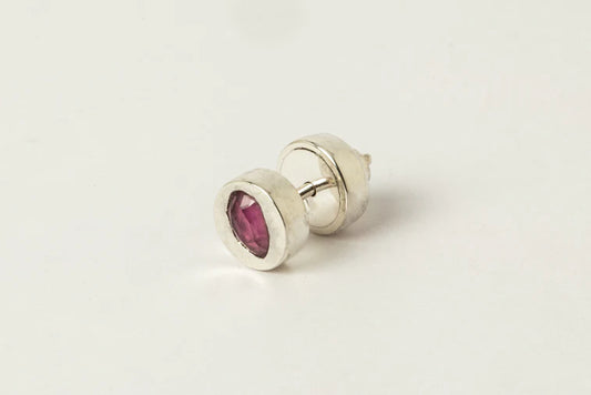 Stud Earring 0.2 CT Ruby Slice DA+1935-2-PA+RUB