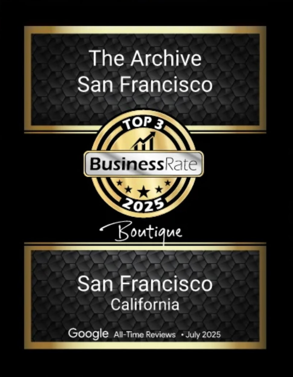 The Archive San Francisco, Top 3 of 2025 Boutique by Google Reviews