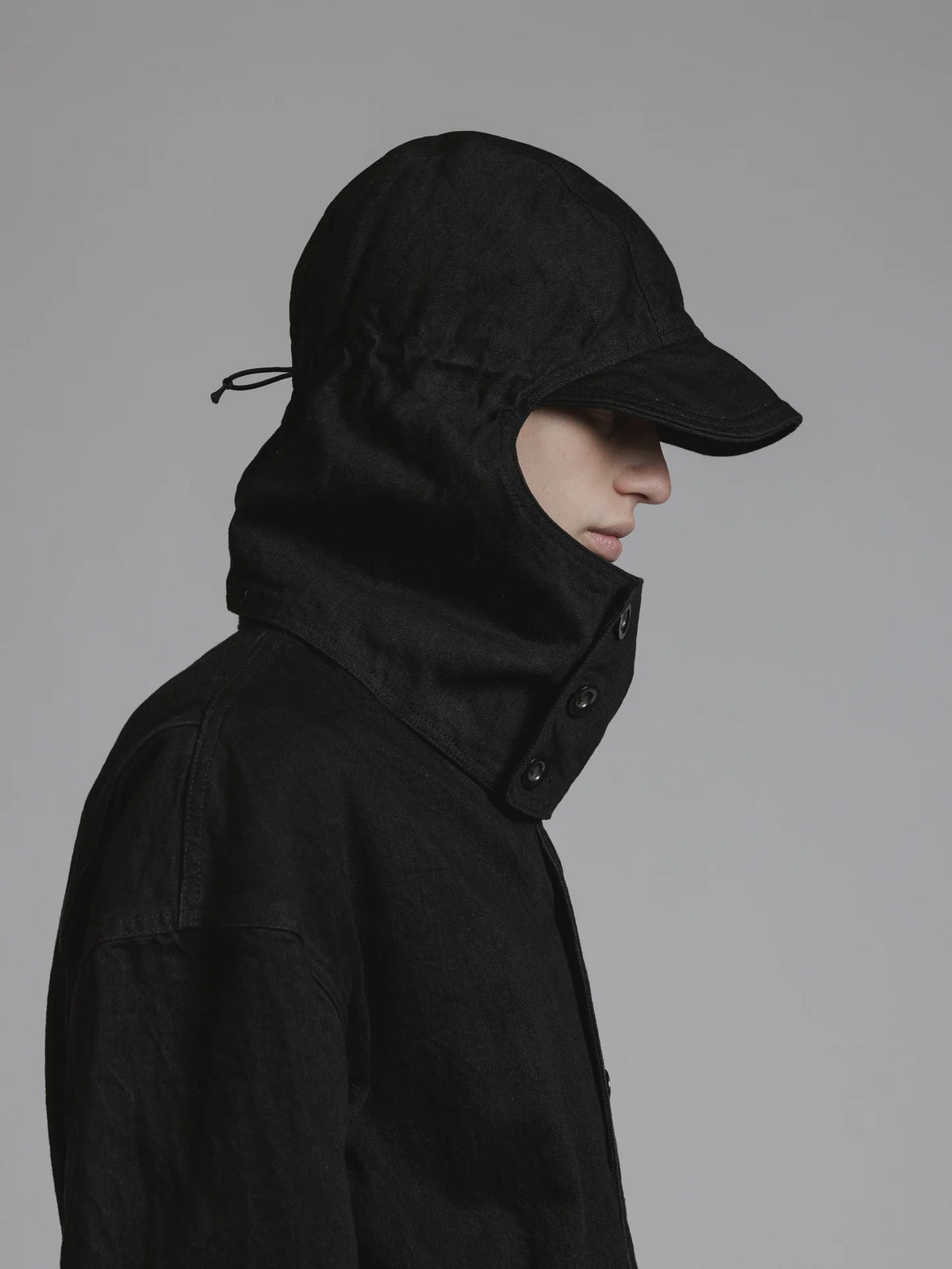 BLACK DENIM HAT
