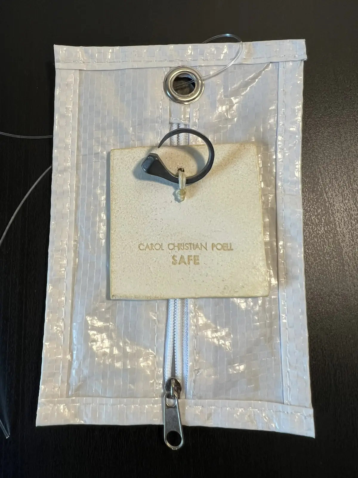 Oxidized Silver Horse Nail Ring by Carol Christian Poell