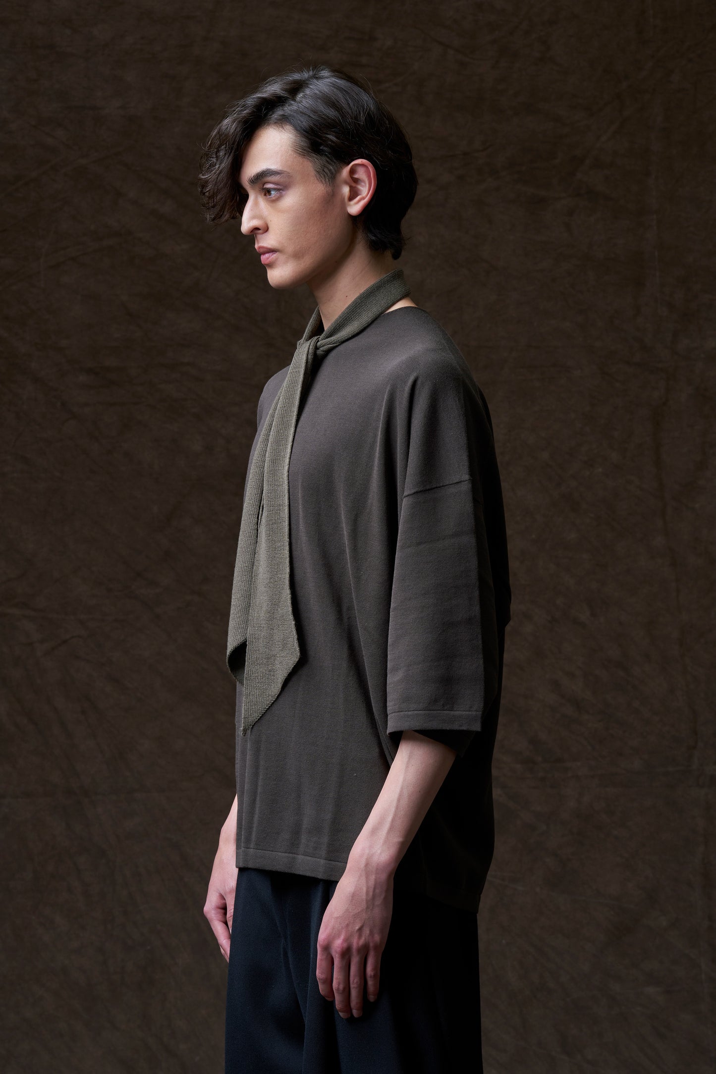 Slim Merino Wool Neck Tie