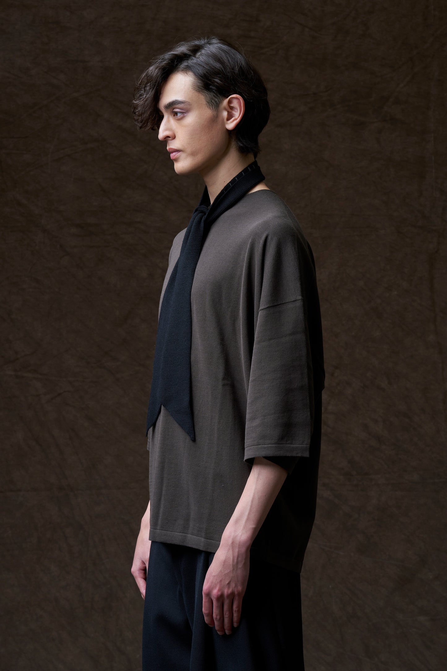 Slim Merino Wool Neck Tie