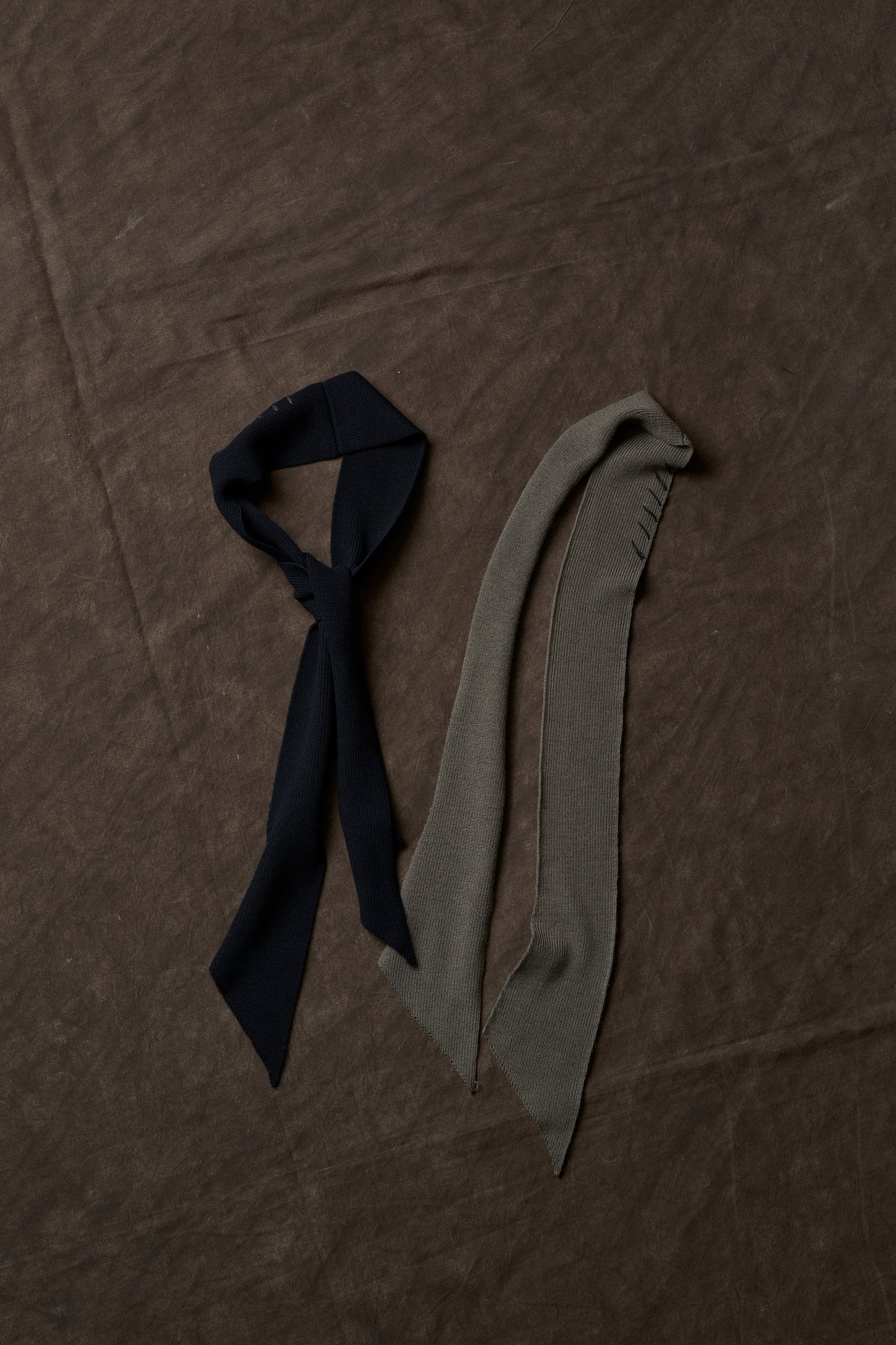 Slim Merino Wool Neck Tie
