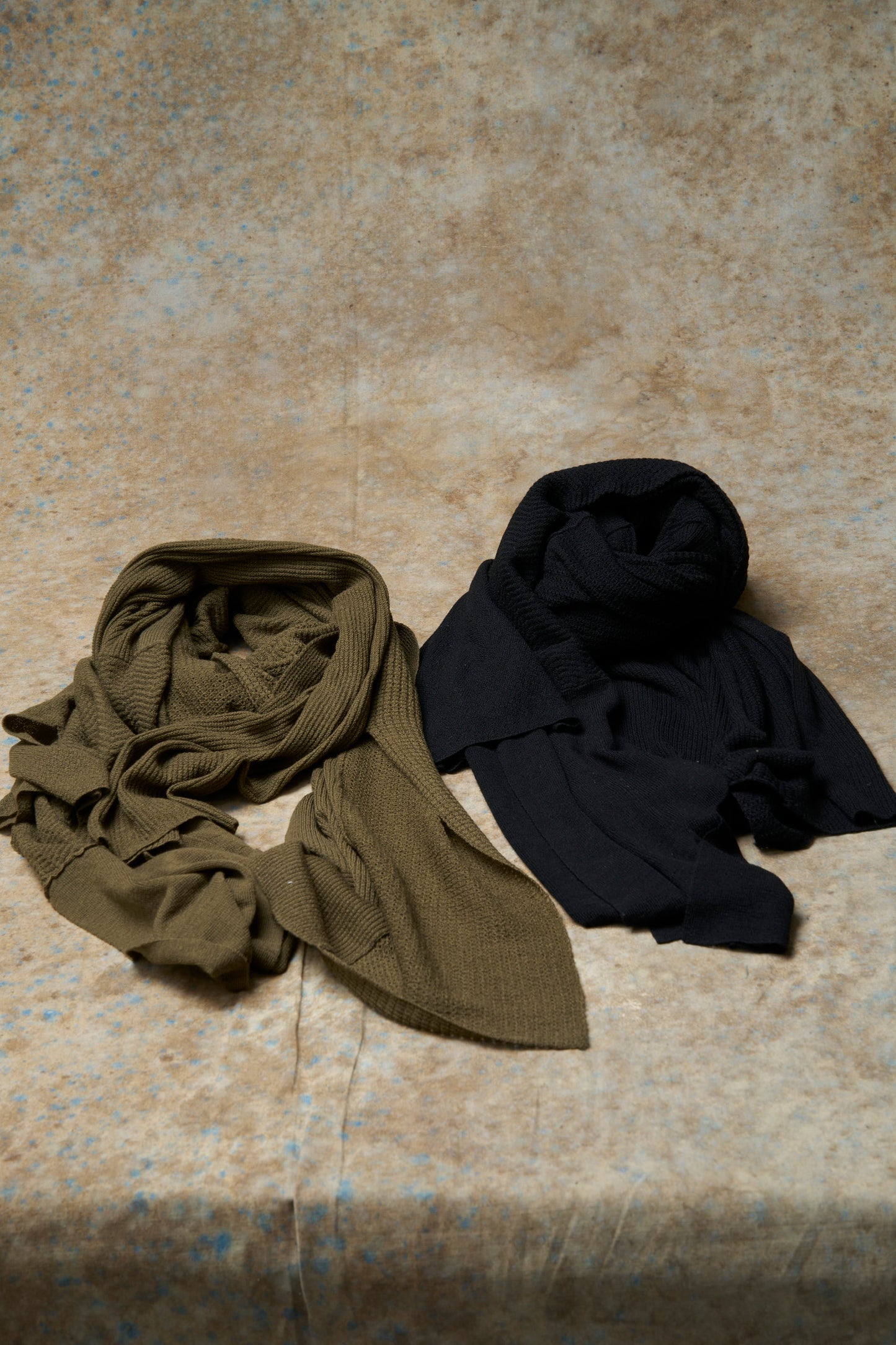 Black Merino Wool Stole