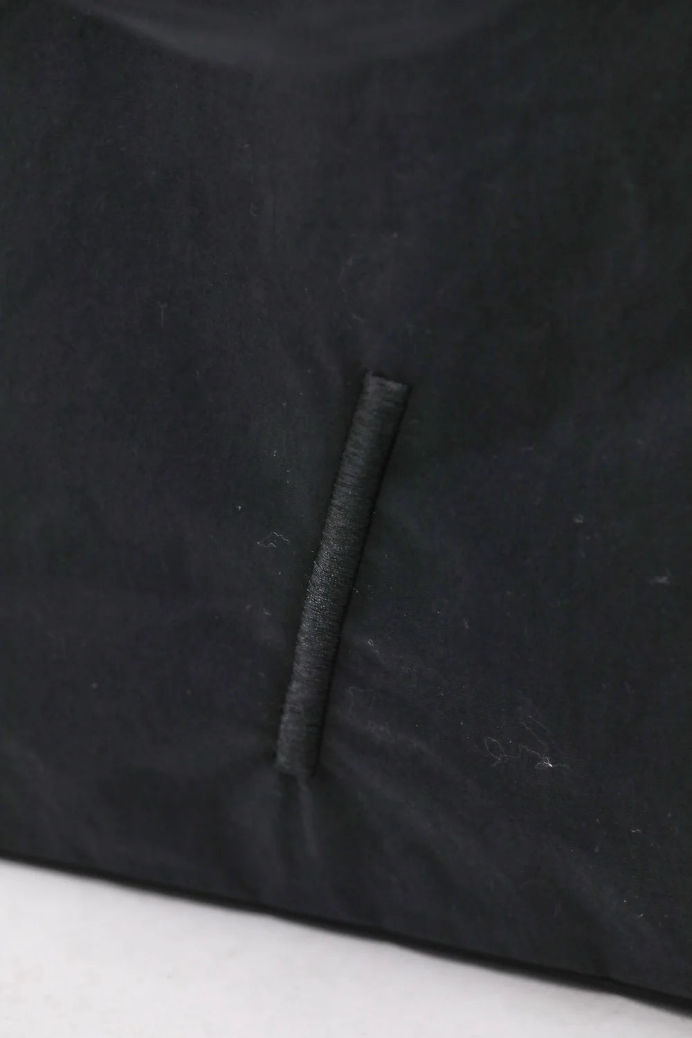 BLACK COTTON TECHNICAL TOTE BAG M 1