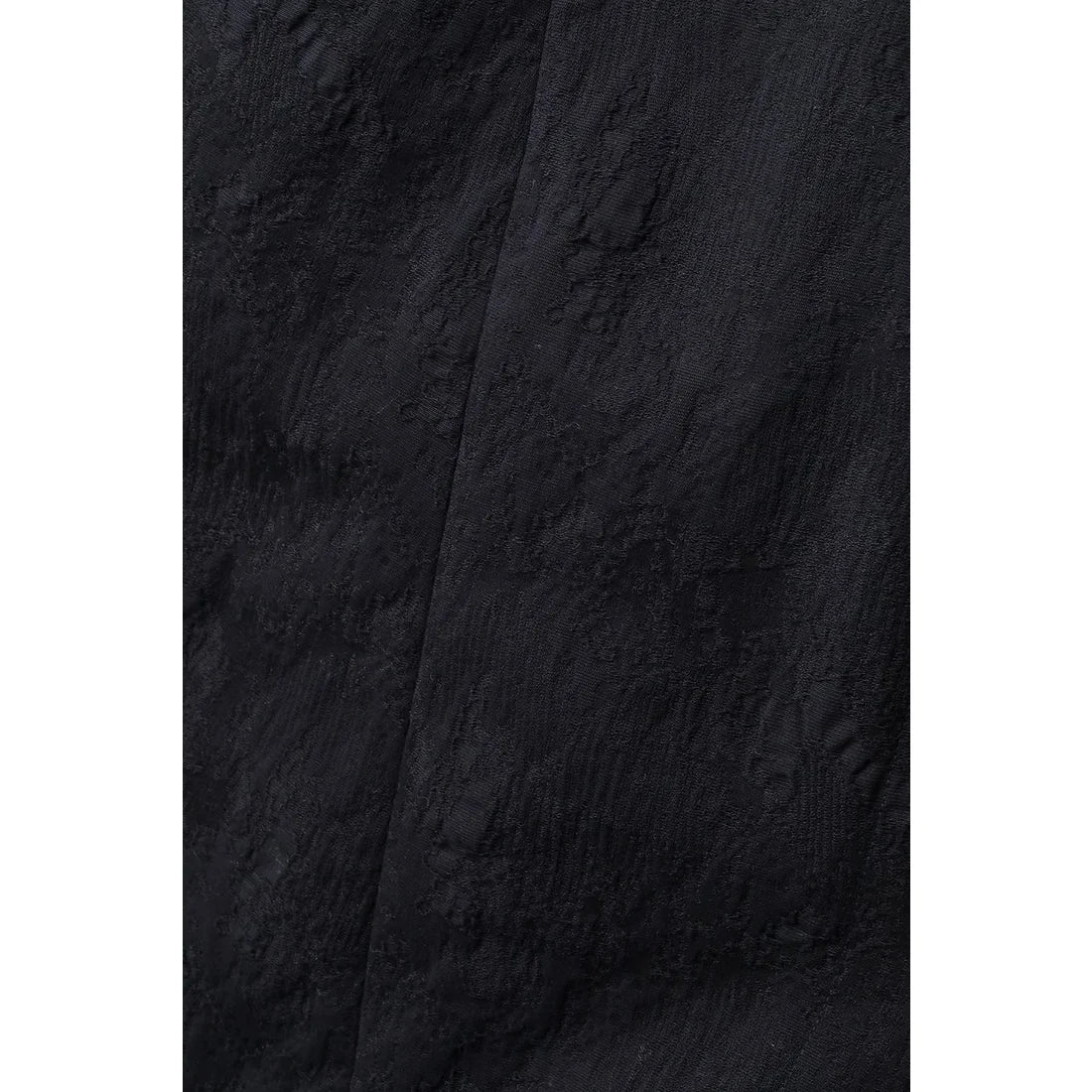 Black Distressed Jacquard Zipper Rider Jacket