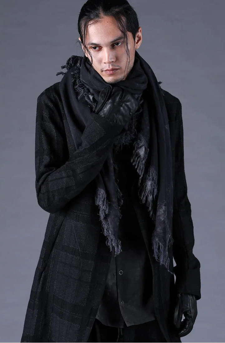 Black Inkjet Print Stole