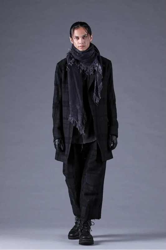 Black Inkjet Print Stole