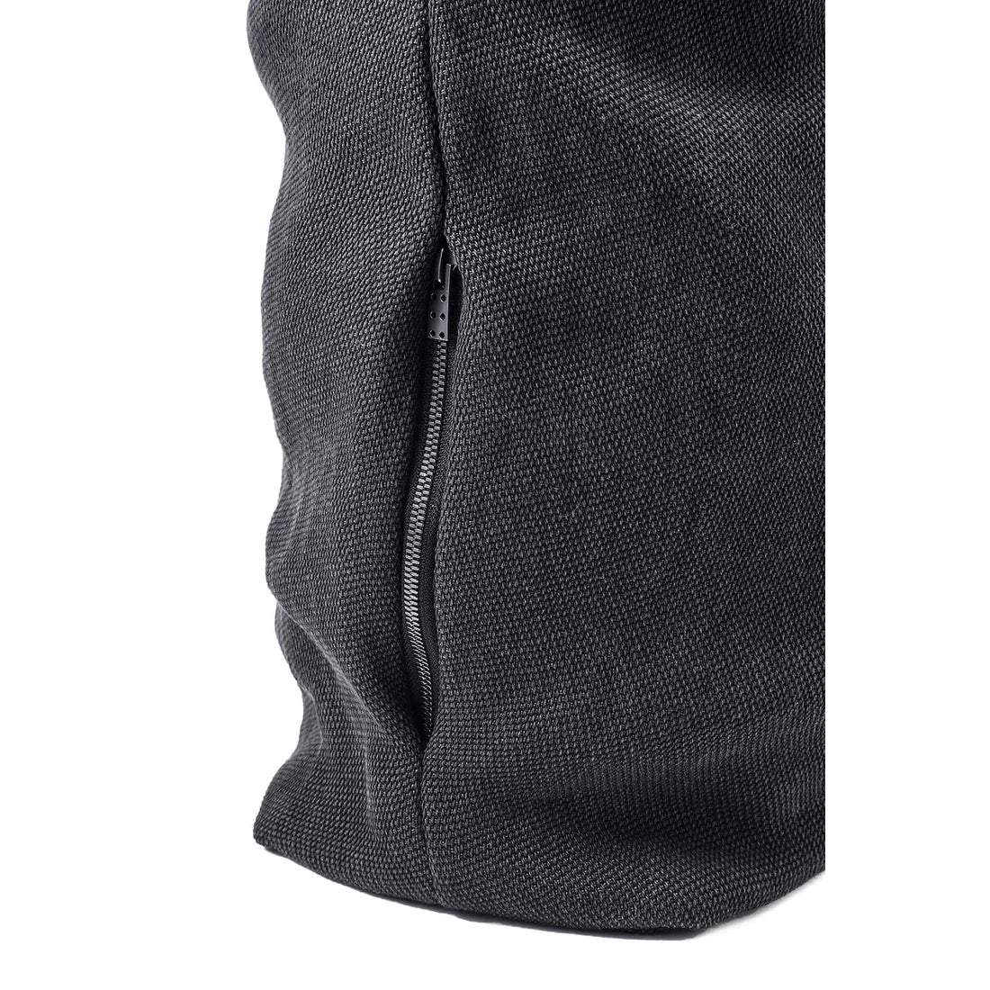 Dark Grey Washi Linen Large Shoulder Bag