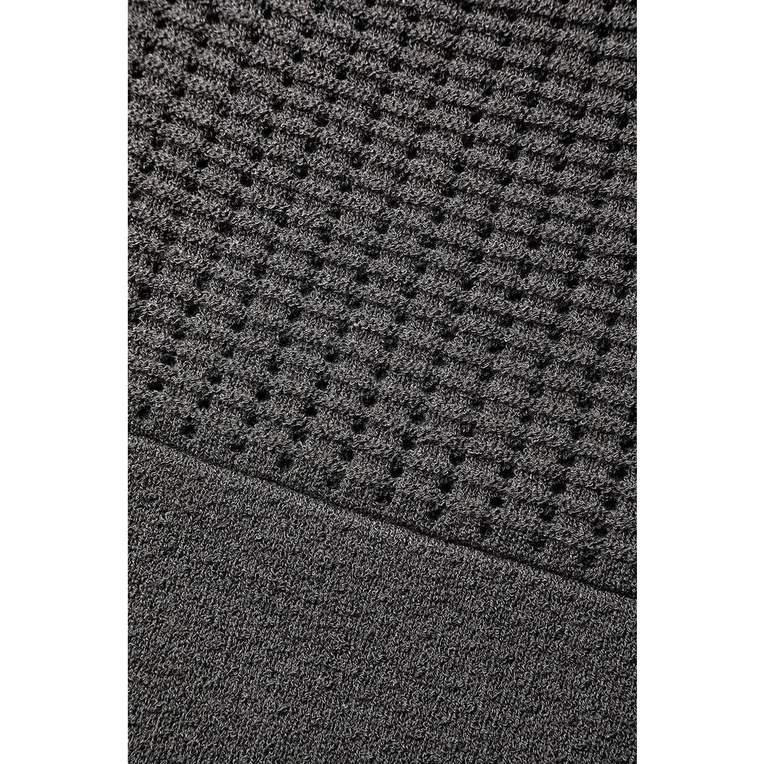 Grey Cotton Blend Knit Cap