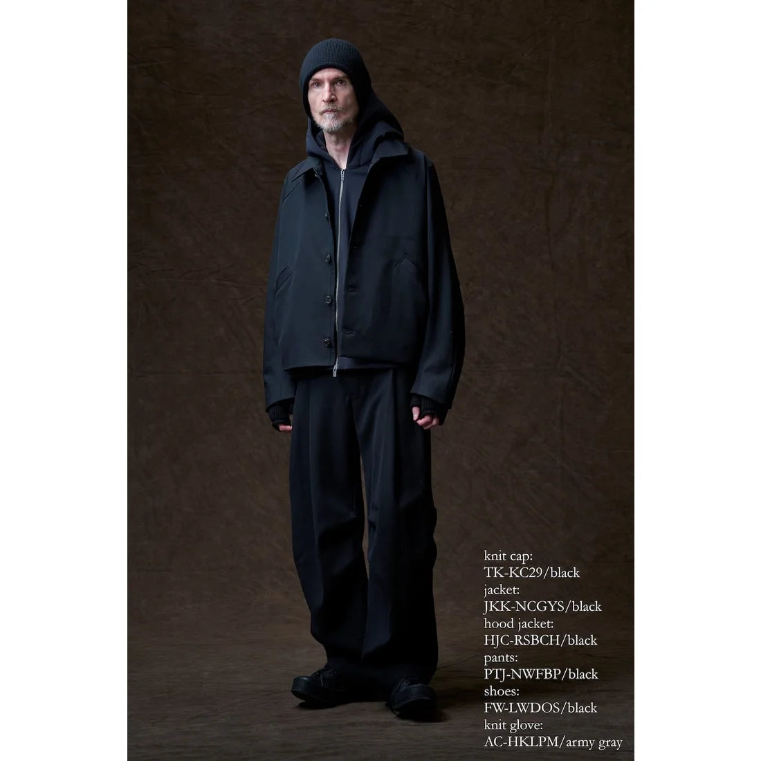 Black Oversized Collared Raglan Shoulder Button Jacket