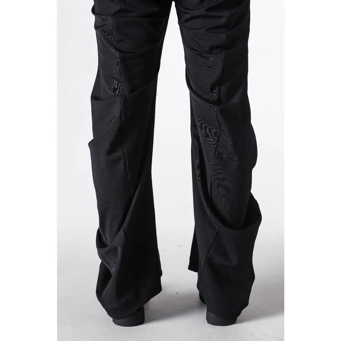 Black Anatomical Wool Pant