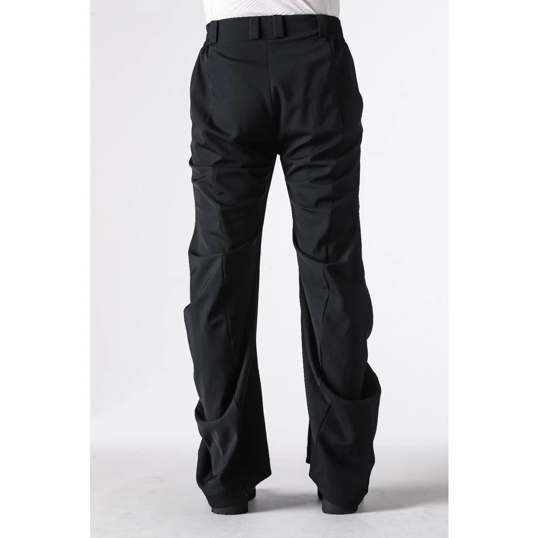 Black Anatomical Wool Pant