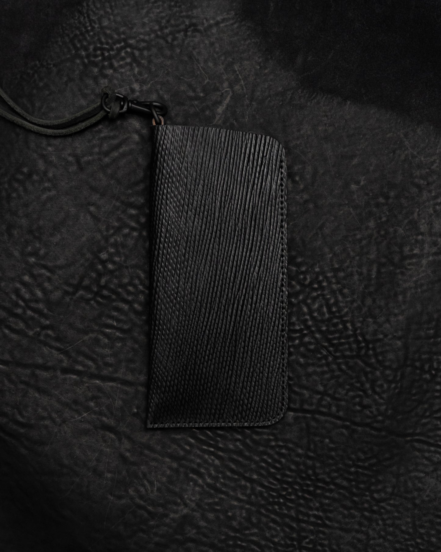 Black Metta Catharina Shell Cordovan Kinich II Eyewear Pouch
