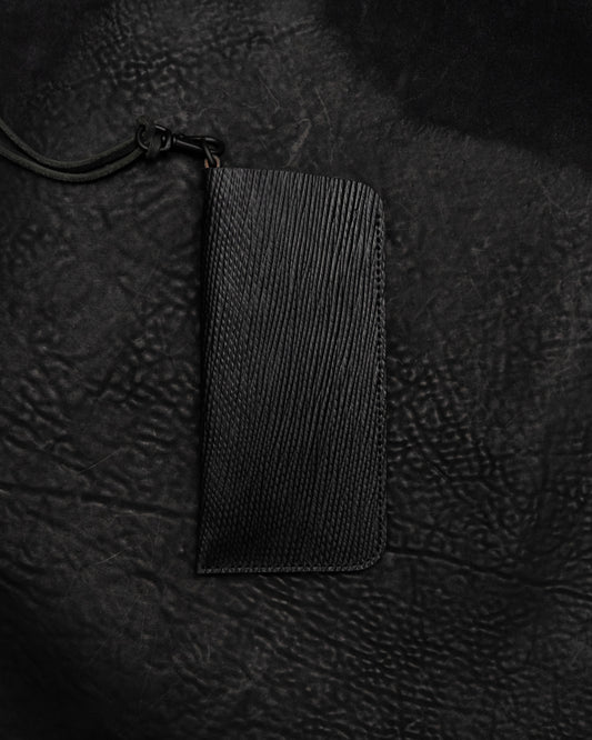 Black Metta Catharina Shell Cordovan Kinich II Eyewear Pouch