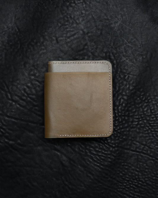Translucent Horse Leather Double Bifold