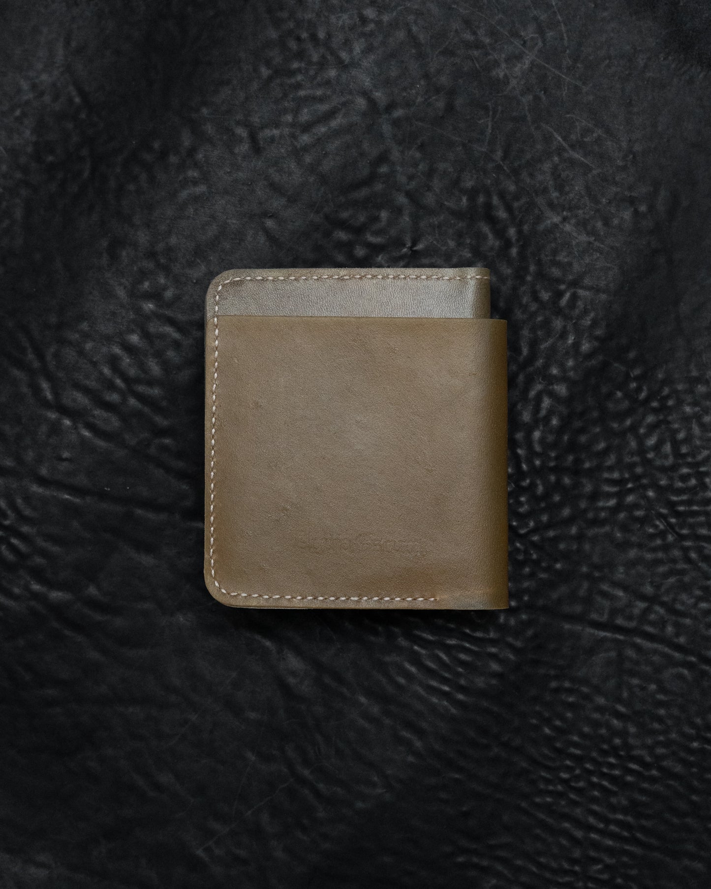 Translucent Horse Leather Double Bifold