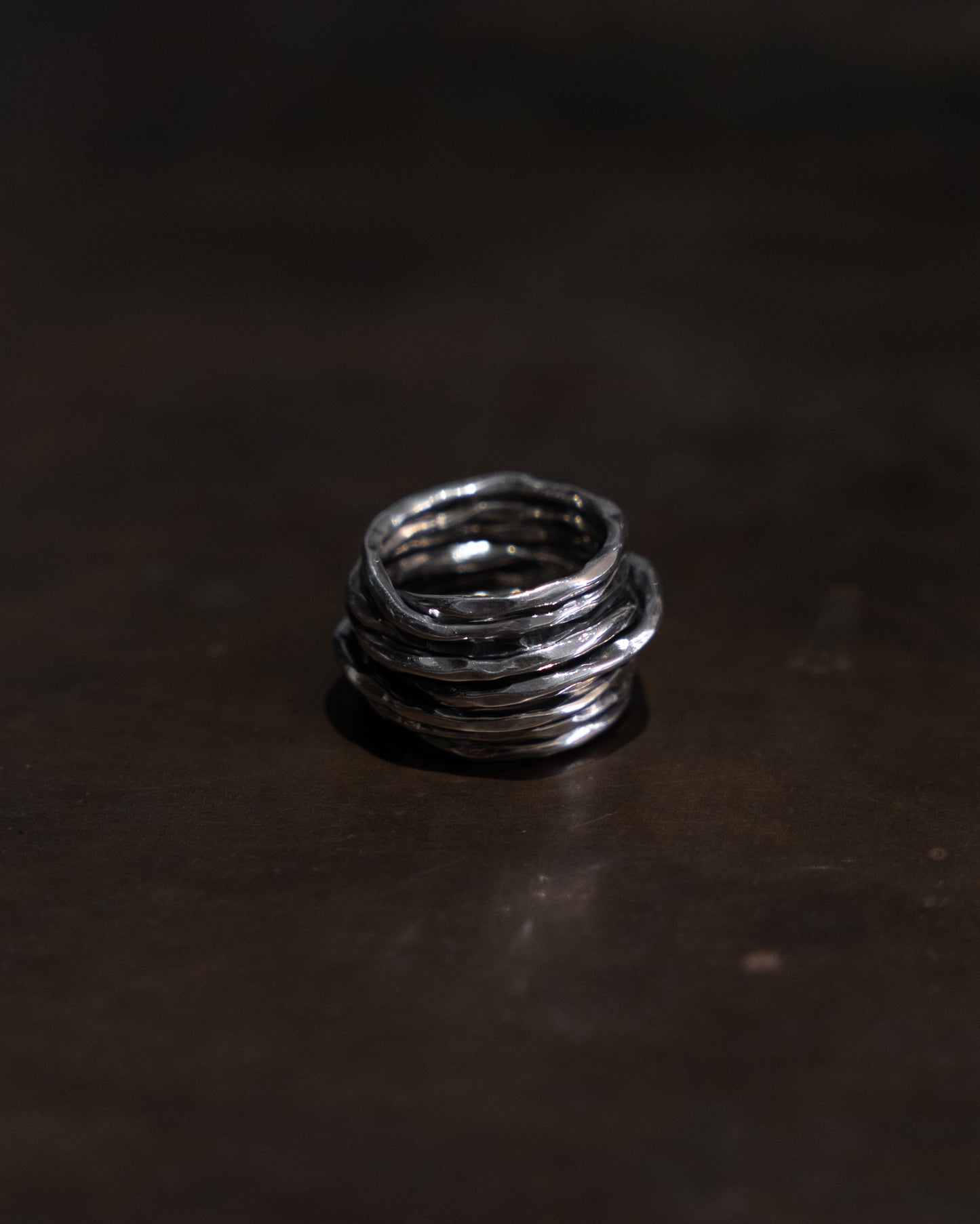 Antique Sterling Silver Coil Ring