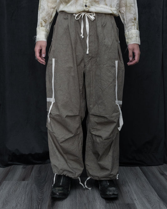 Dust Cotton Twill Military Drawstring Pant