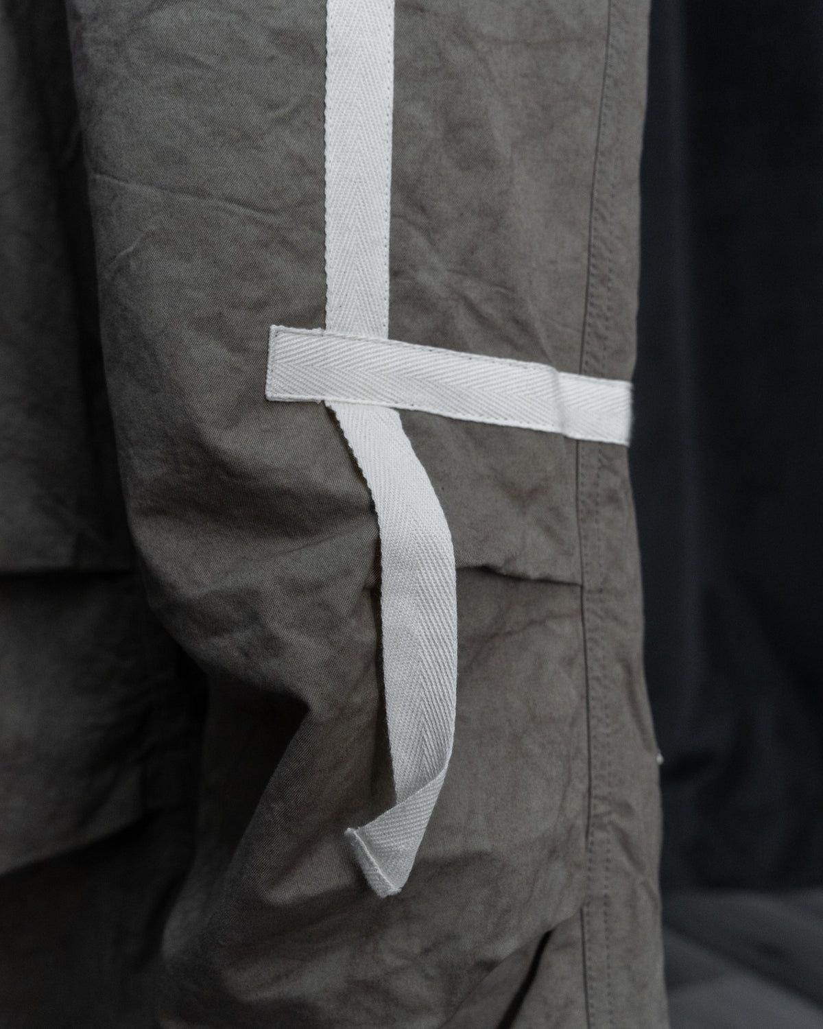 Dust Cotton Twill Military Drawstring Pant