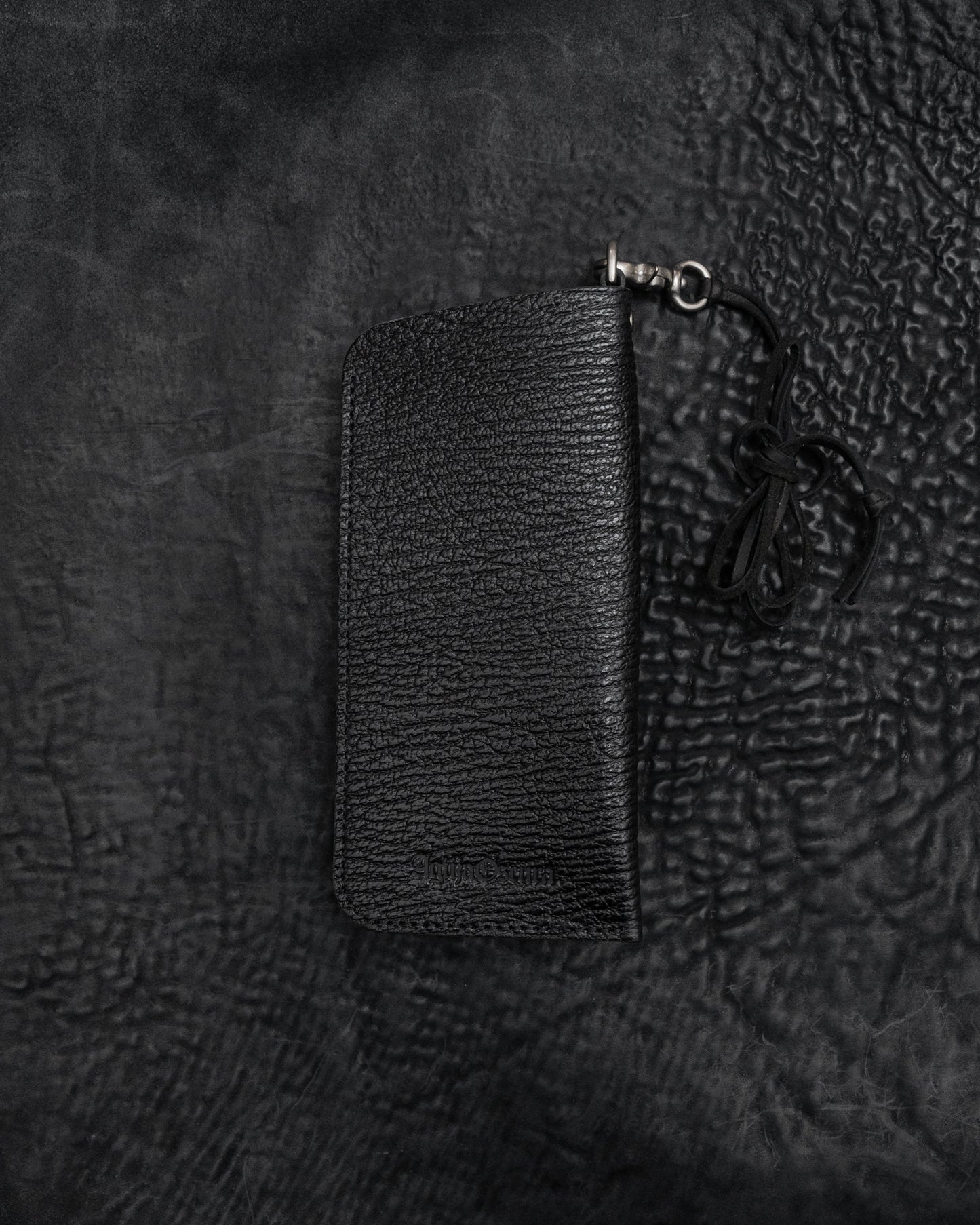 Black Shark Texture Bovine Kinich 2 Eyewear Pouch