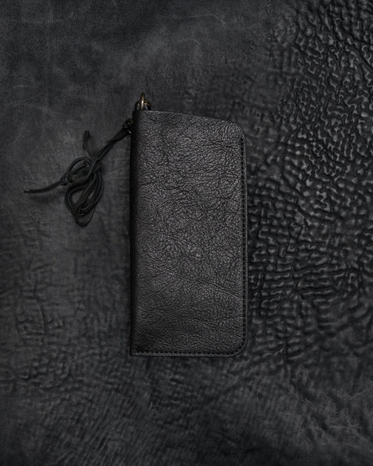 Black Japanese Bovine Kinich 2 Eyewear Pouch