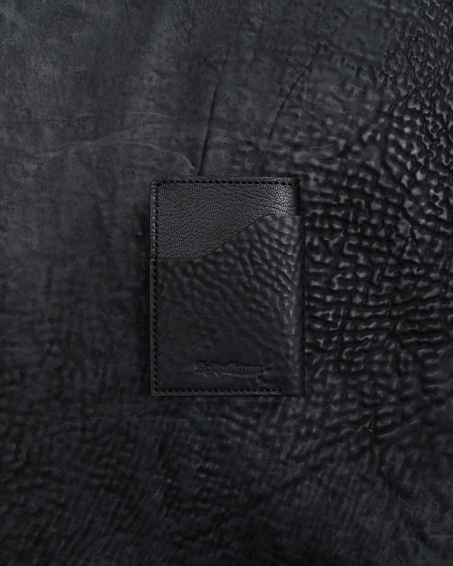 Black Reverse Culatta Angulo Card Case