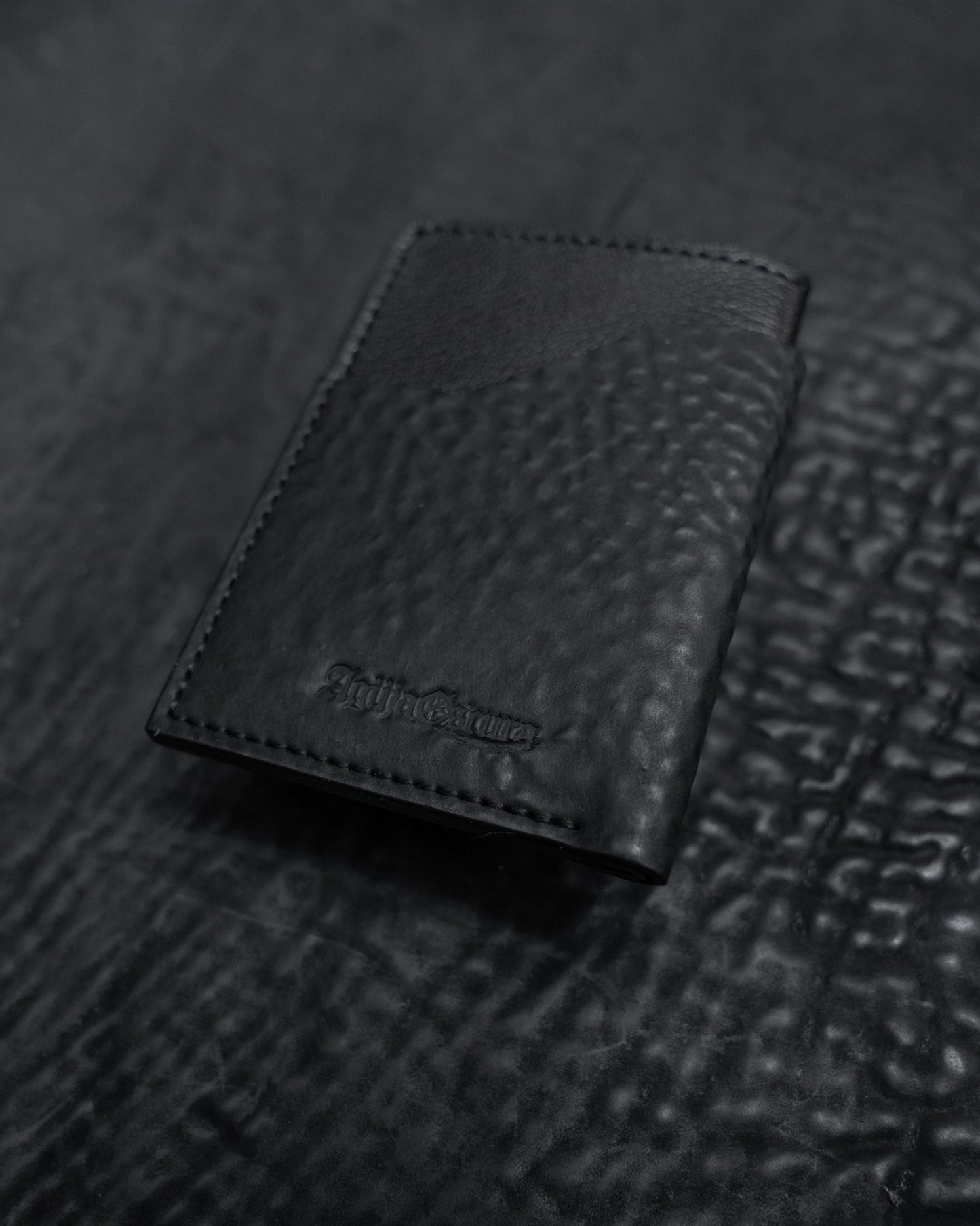 Black Reverse Culatta Angulo Card Case