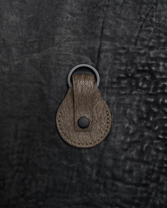 Grey French Goatskin RUTA Airtag Holder