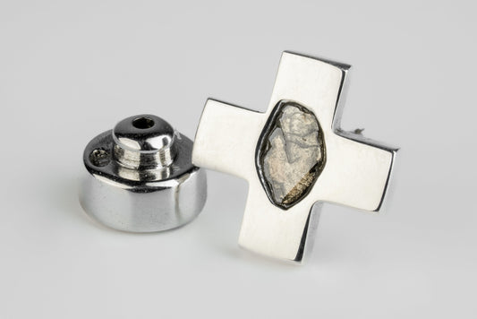 Plus Earring 0.2 CT Diamond Slab12mm 1035-2-PA+DIA