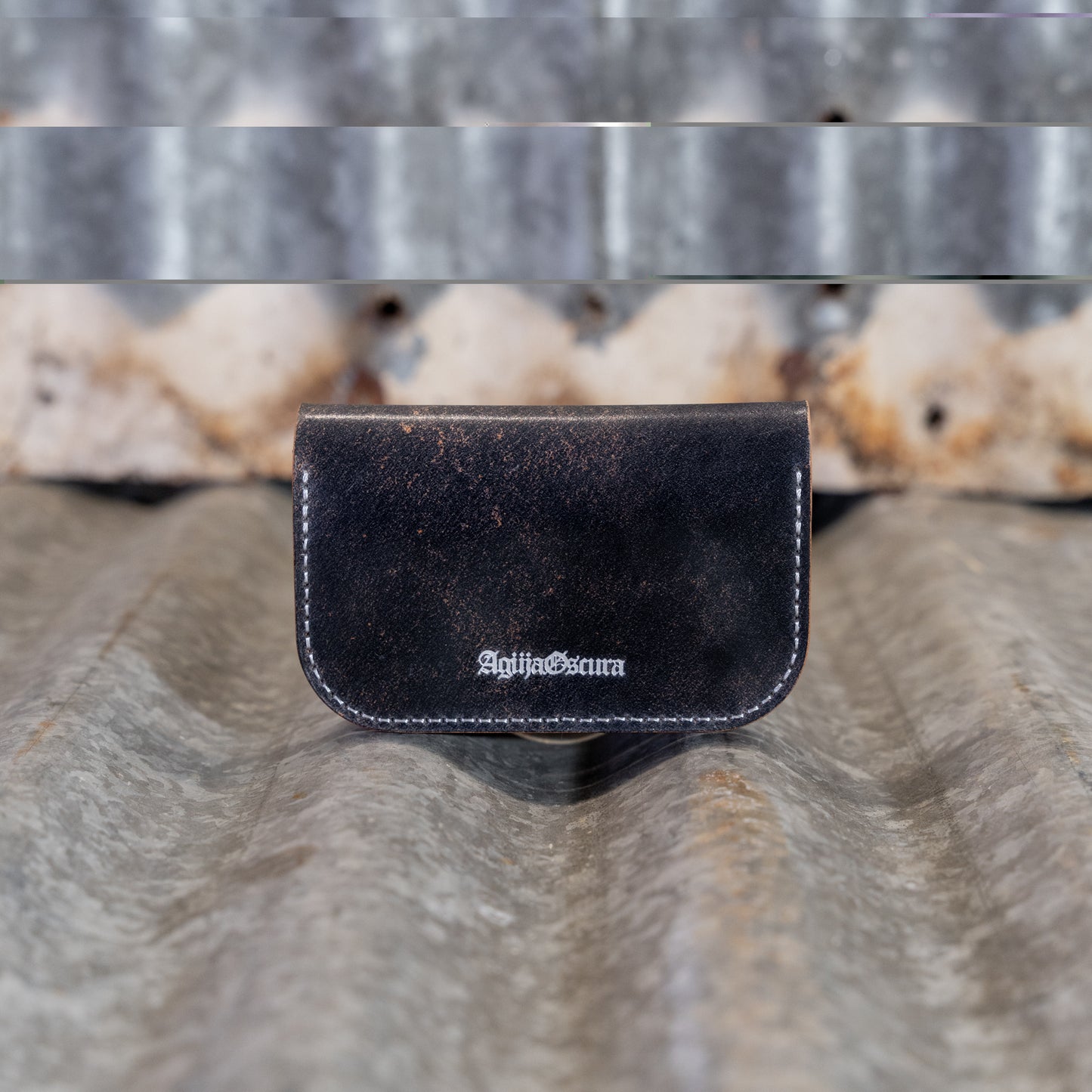 Shell Cordovan Balam Snap Card Holder