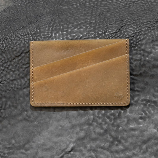 Transparent Horse Leather Card Holder