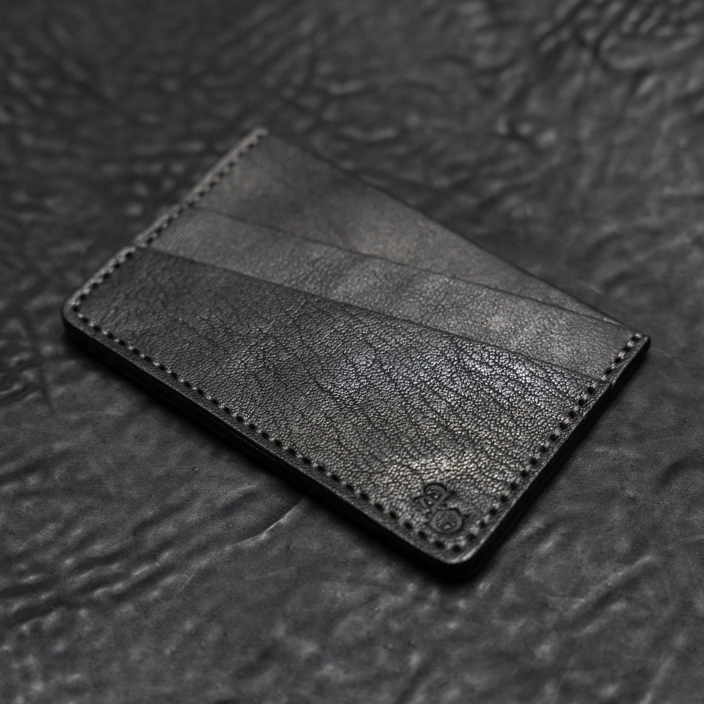 Guidi Mosaic Series Black Luz Card Case