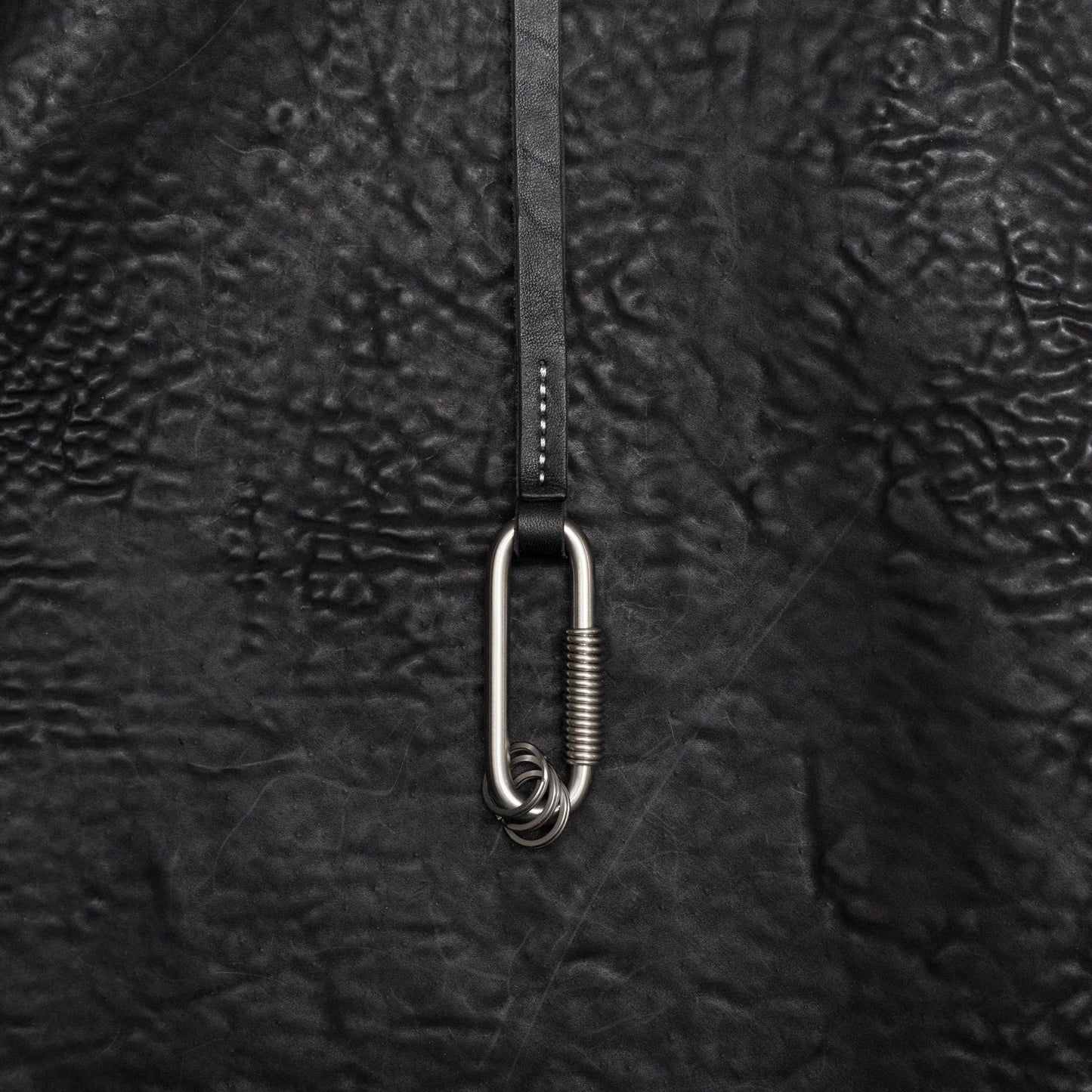 Black Reverse Culatta Black Lazo Keychain Lanyard