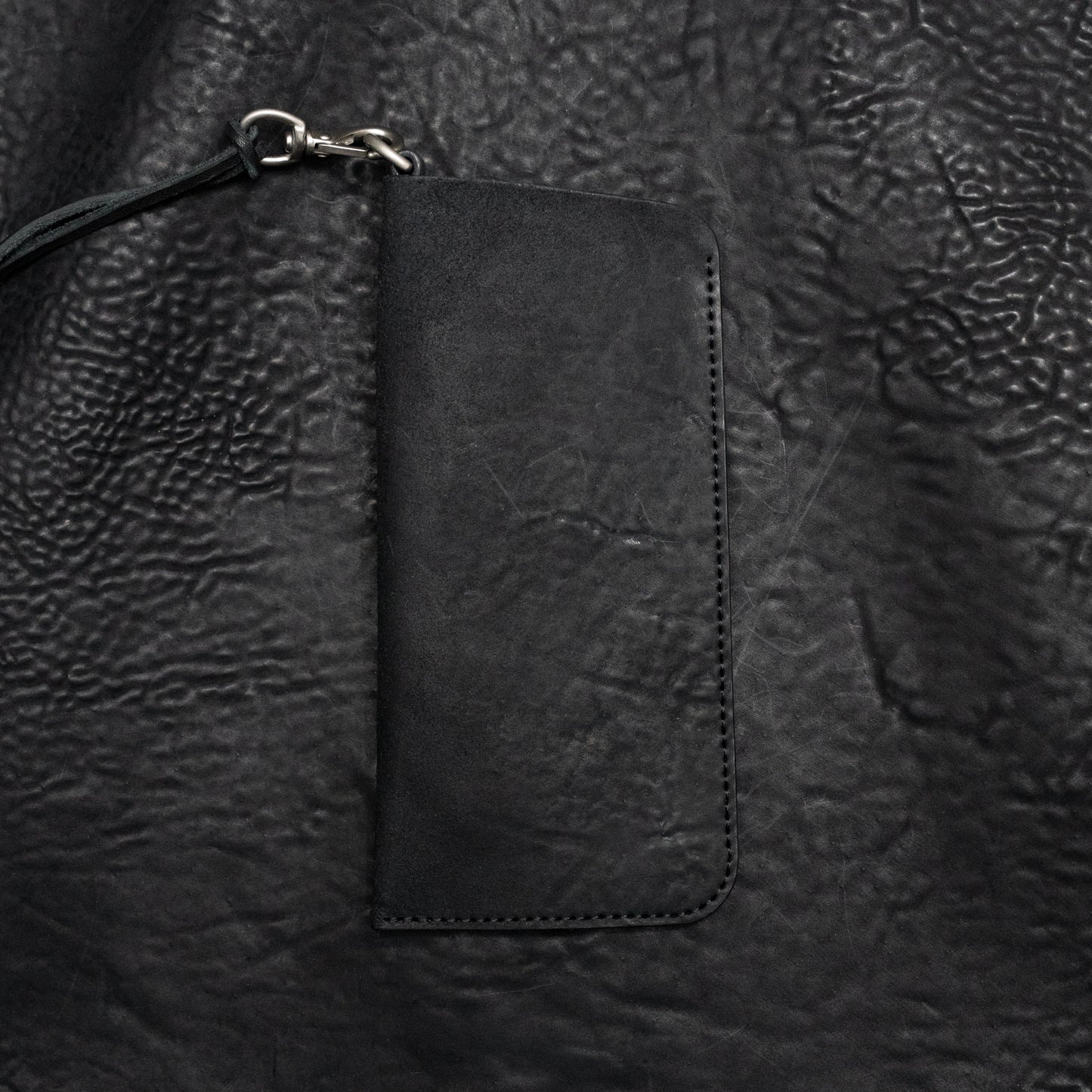 Black Culatta Horse Leather Kinich II Eyewear Pouch
