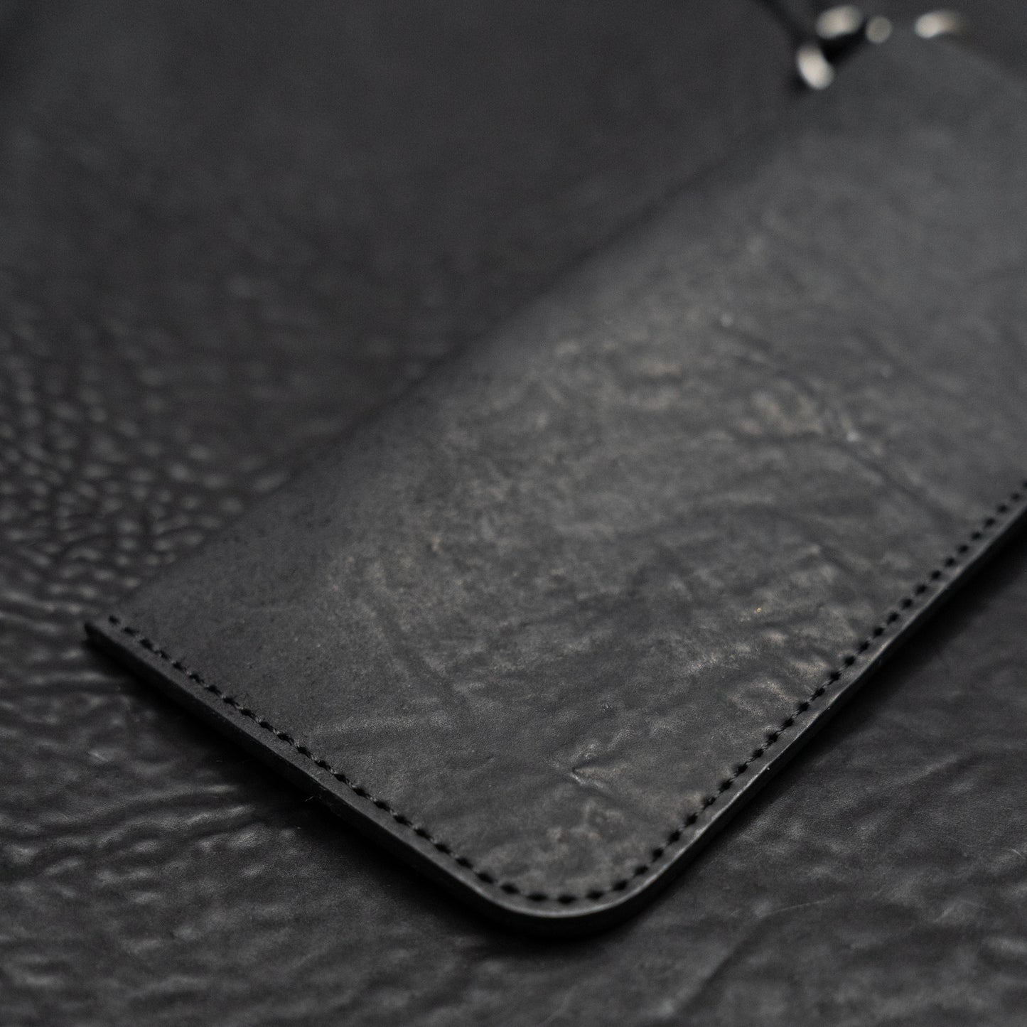 Black Culatta Horse Leather Kinich II Eyewear Pouch
