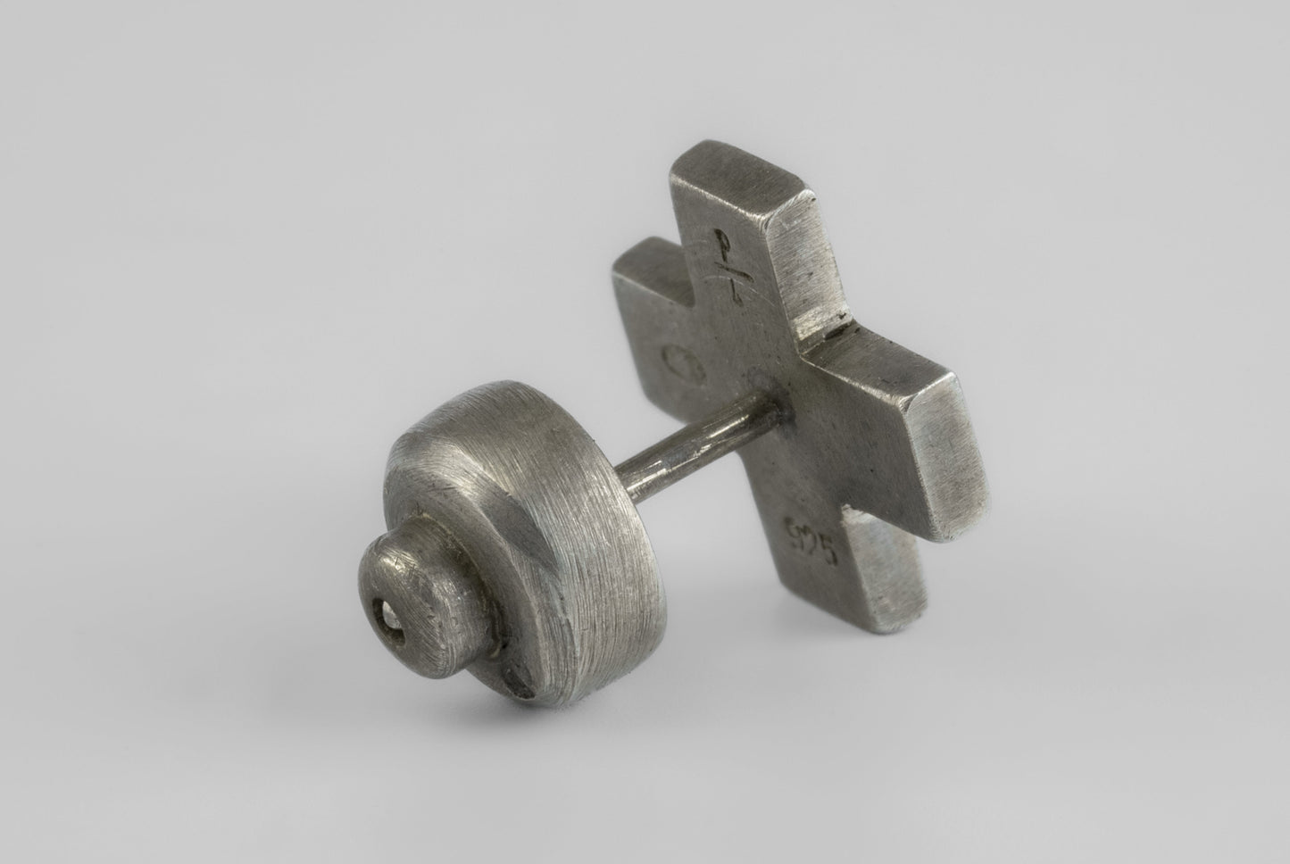 Plus Earring Mega Pavé 12mm 1135-11-DA+DIA